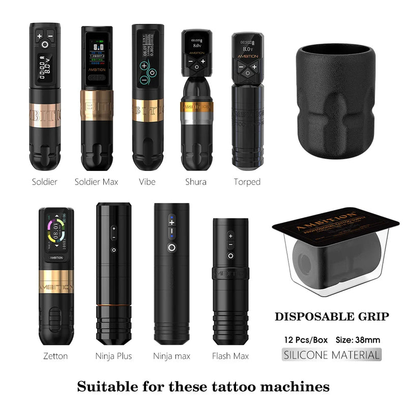 Ambition P2 Disposable Rubber Tattoo Grip