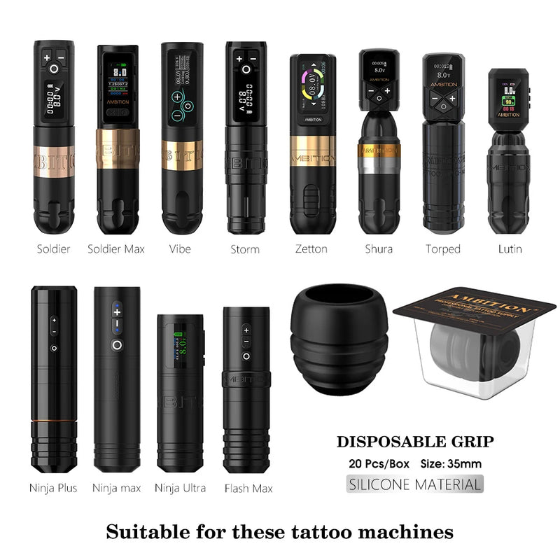 Ambition P2 Disposable Rubber Tattoo Grip