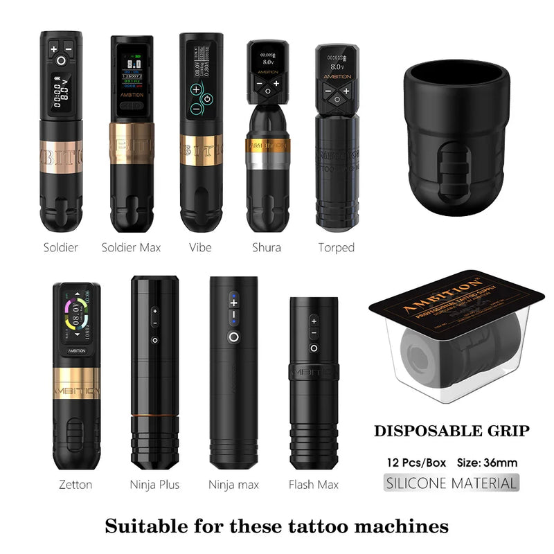 Ambition P2 Disposable Rubber Tattoo Grip