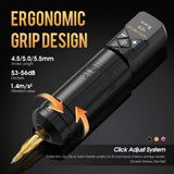 Ambition Torped 36 Stroke 4.5-5.0-5.5mm Powerful Brushless Motor Rotary Tattoo Pen