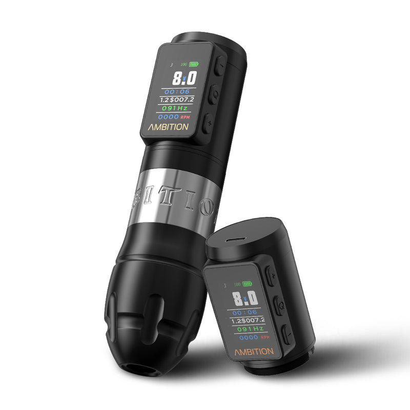 Ambition Vibe Max 2.5-3.5-4.0-4.5mm Stroke Wireless Tattoo Machine