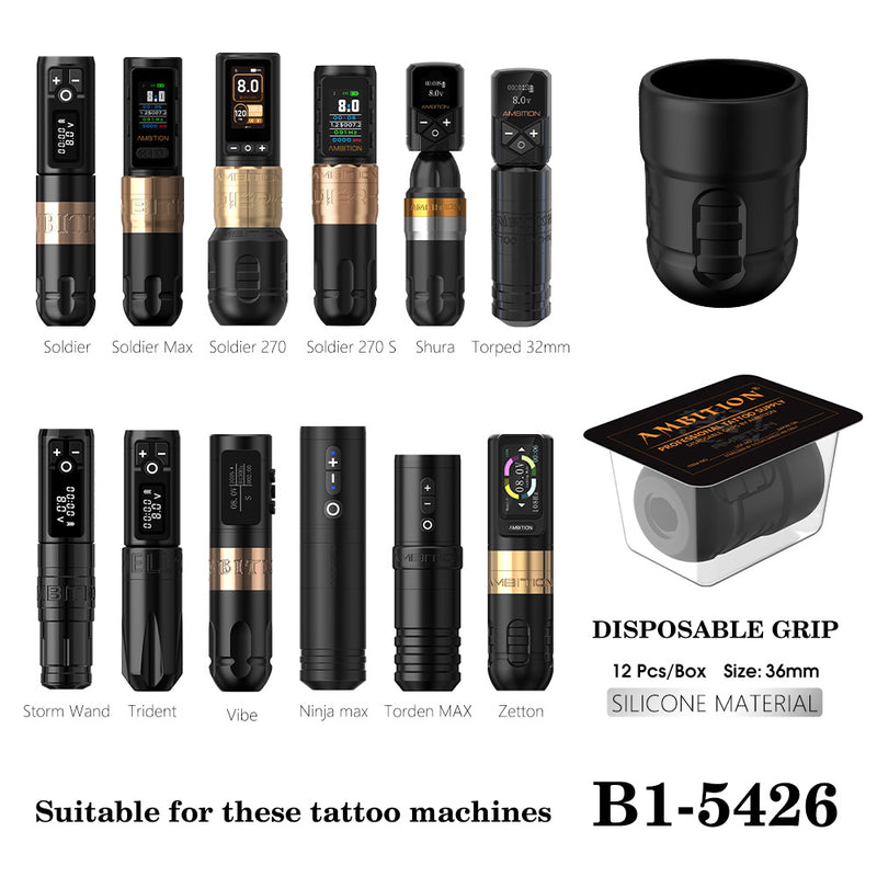 Ambition P2 Disposable Rubber Tattoo Grip