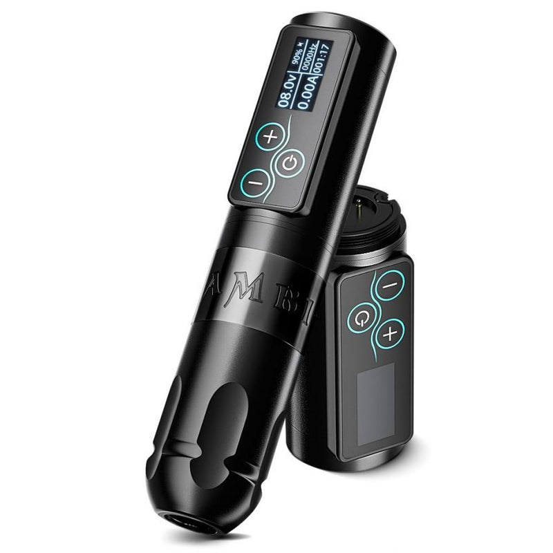 Dragonhawk Wireless Tattoo Pen Machine with 7 Stroke Length With 2  Batteries | Fold Pro - Justat Tattoo Supplies