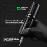 Ambition Flash Pro Wireless Tattoo Pen machine Grip Size 34mm