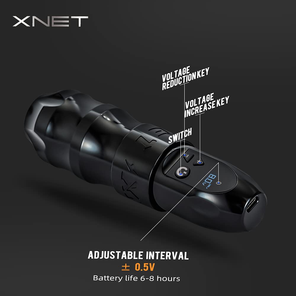 XNET Titan Wireless Tattoo Machine Rotary Battery Pen