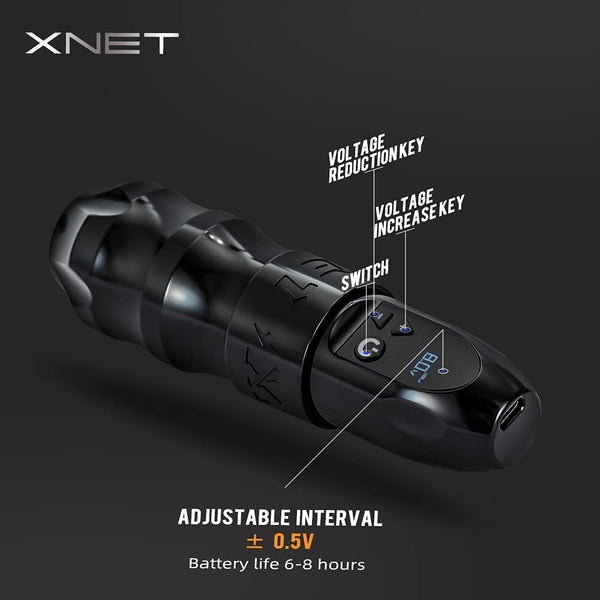 XNET Titan Wireless Tattoo Machine Rotary Battery Pen