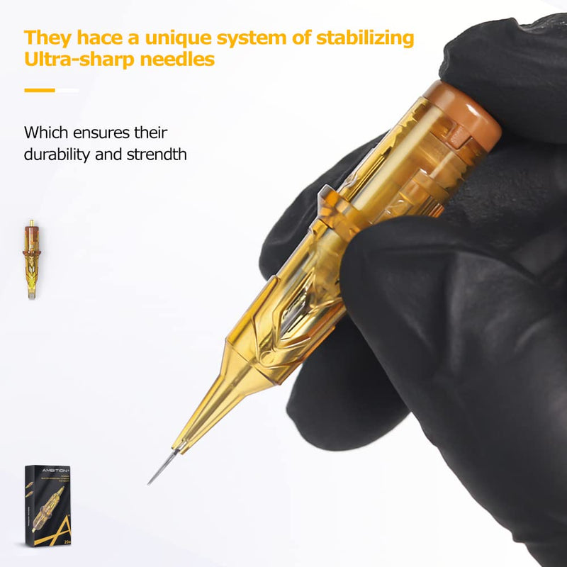 Ambition Premium Disposable Tattoo Needles Cartridges Round Liner