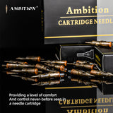 Ambition Premium Disposable Tattoo Needles Cartridges Round Liner 20Pcs